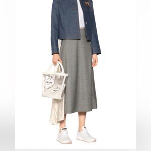 Prada White and Pink Athletic Shoes